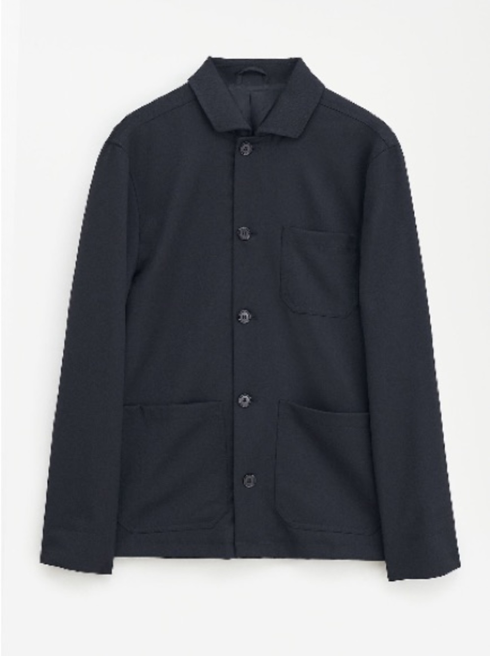 Men's Fillipa K Black Button-Up Jacket